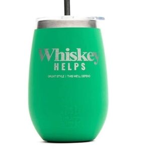 Grunt Style x Wyld Gear "Whiskey Helps" 12oz Tumbler